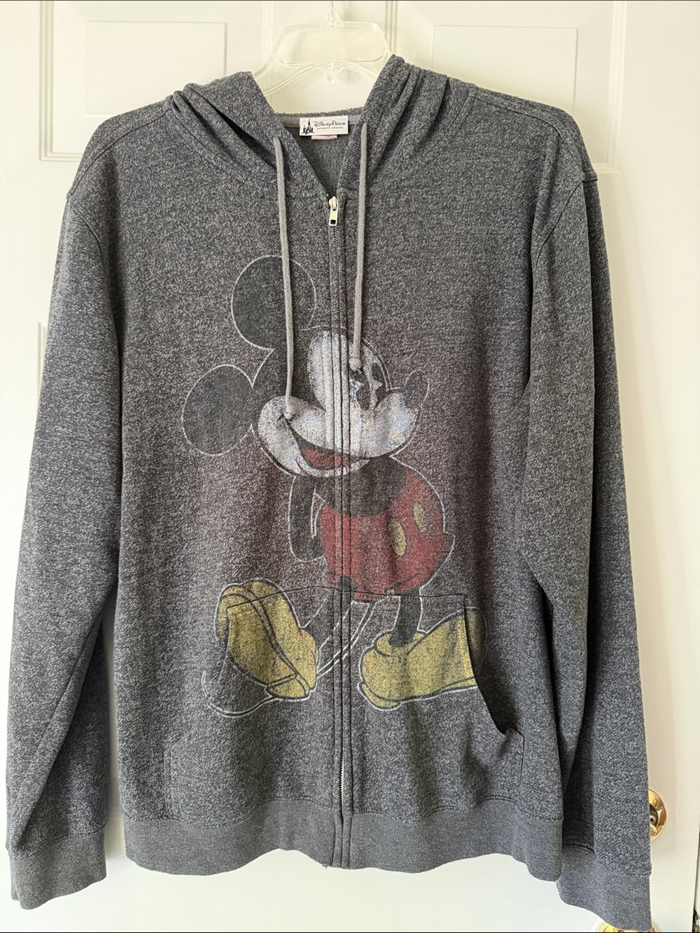 Disney Zip-Up Hoodie with Classic Mickey Graphic
